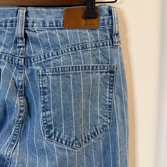 Madewell Women’s Striped Cropped Jeans Size 25 - Picture 4 of 6